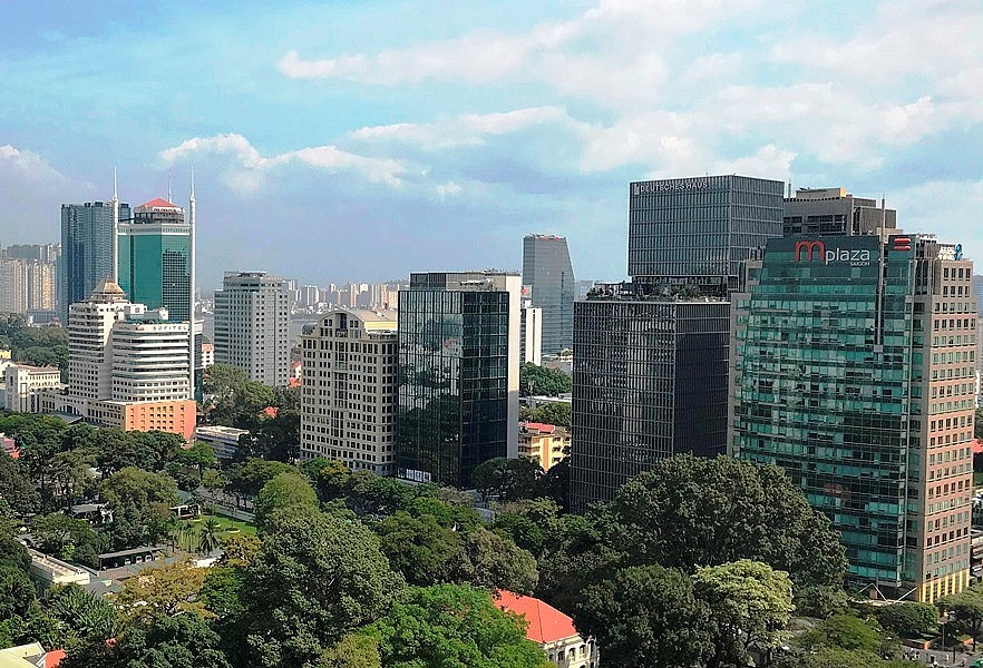 Doanh nghiệp bất động sản đóng góp tích cực vào số thu ngân sách nhà nước năm 2021 tại TP. Hồ Chí Minh. Ảnh Đỗ Doãn
