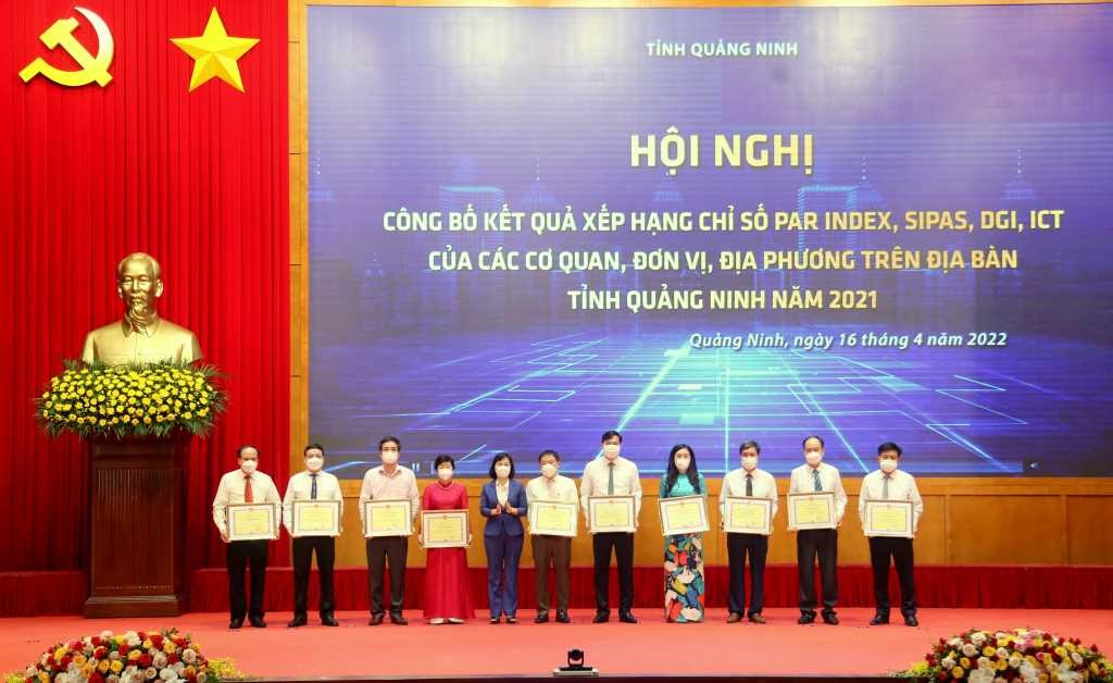 Quảng Ninh: Công bố các chỉ số PAR INDEX, SIPAS, DGI, ICT năm 2021