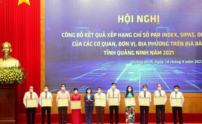 Quảng Ninh: Công bố các chỉ số PAR INDEX, SIPAS, DGI, ICT năm 2021