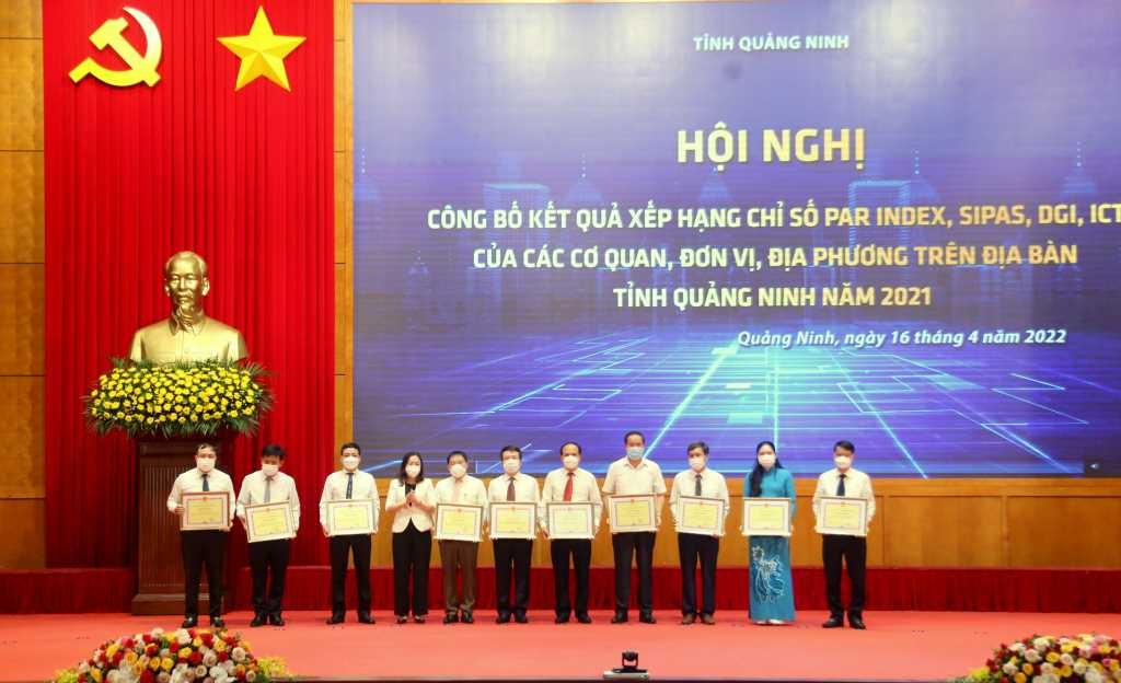 Quảng Ninh: Công bố các chỉ số PAR INDEX, SIPAS, DGI, ICT năm 2021