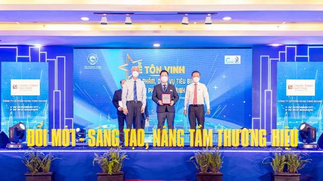 Hưng Thịnh Incons lần thứ hai liên tiếp đón nhận giải thưởng sản phẩm, dịch vụ tiêu biểu TP. Hồ Chí Minh