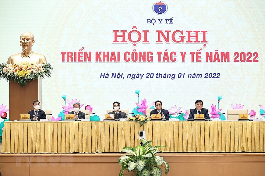 Thủ tướng Phạm Minh Chính dự Hội nghị triển khai công tác năm y tế năm 2022