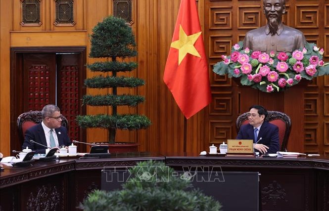 Thủ tướng Phạm Minh Chính tiếp Chủ tịch COP26