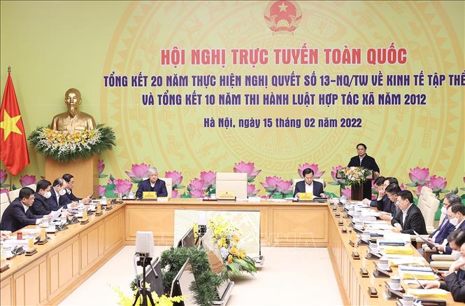 Thủ tướng chủ trì Hội nghị tổng kết 20 năm thực hiện Nghị quyết số 13 về kinh tế tập thể