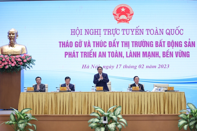 TỔNG THUẬT: Tháo gỡ và thúc đẩy thị trường bất động sản phát triển an toàn, lành mạnh, bền vững - Ảnh 2.