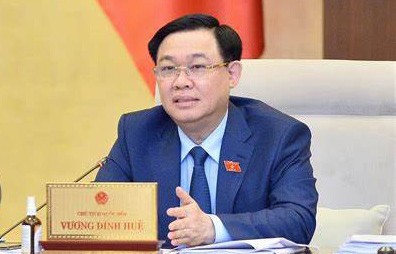 Báo Lào viết về chuyến thăm của Chủ tịch Quốc hội Vương Đình Huệ