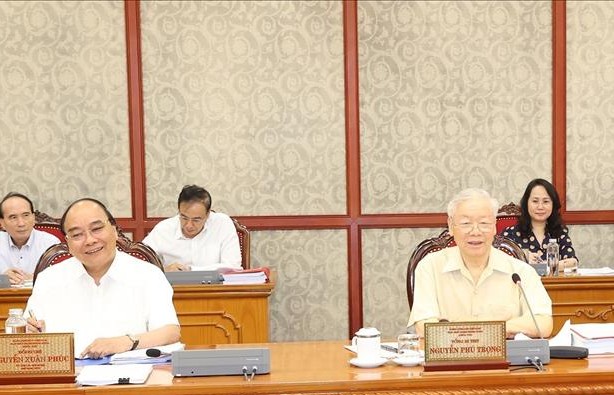 Tổng Bí thư chủ trì họp Bộ Chính trị và Ban Bí thư cho ý kiến một số đề án