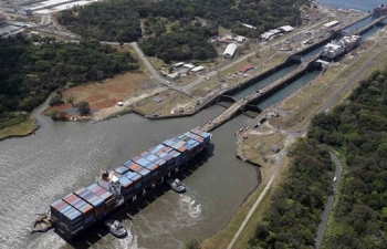 Lượng hàng hóa qua kênh đào Panama đạt kỷ lục trong tài khóa 2021