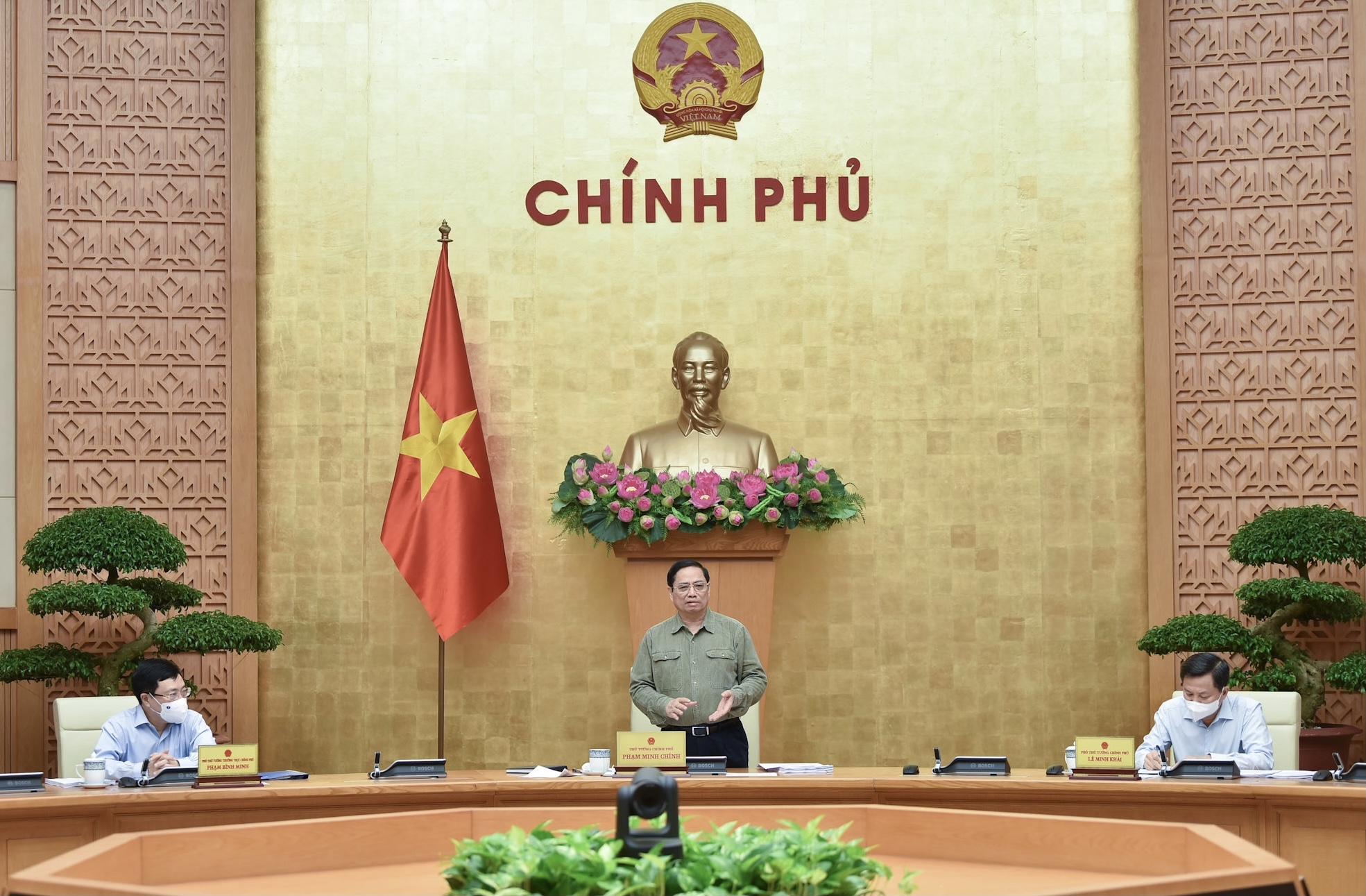 Thủ tướng Phạm Minh Chính chủ trì phiên họp Chính phủ thường kỳ tháng 10/2021