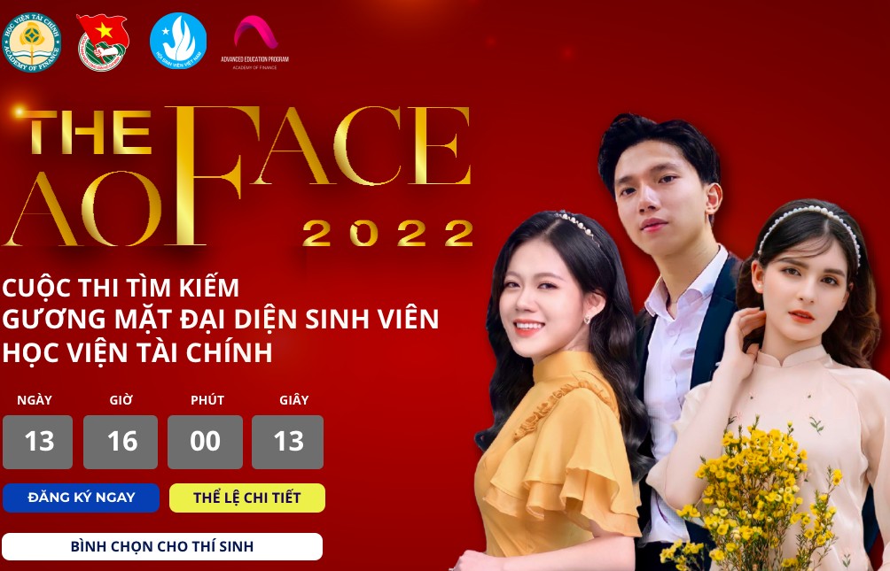Tìm kiếm Gương mặt đại diện sinh viên Học viện Tài chính năm 2022