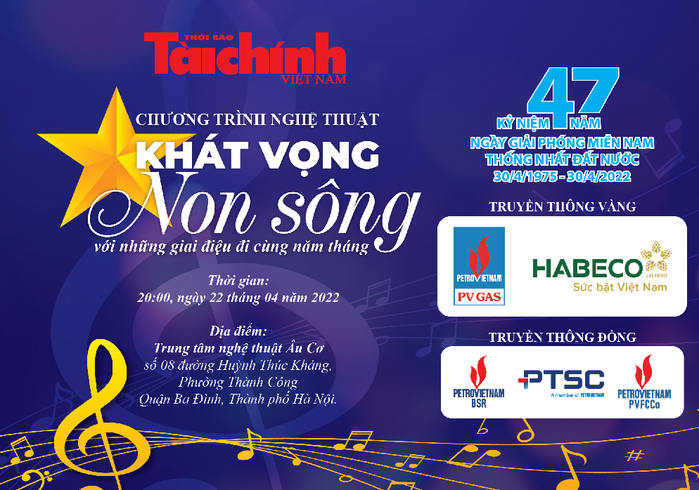 Chương trình nghệ thuật “Khát vọng Non sông” diễn ra vào tối 22/4