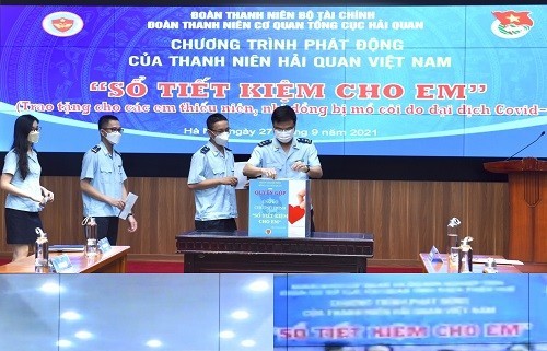 Thanh niên ngành Hải quan quyên góp 1,87 tỷ đồng ủng hộ trẻ em mồ côi do Covid-19