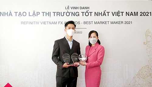 Techcombank được trao 3 giải thưởng uy tín lĩnh vực ngoại hối matching
