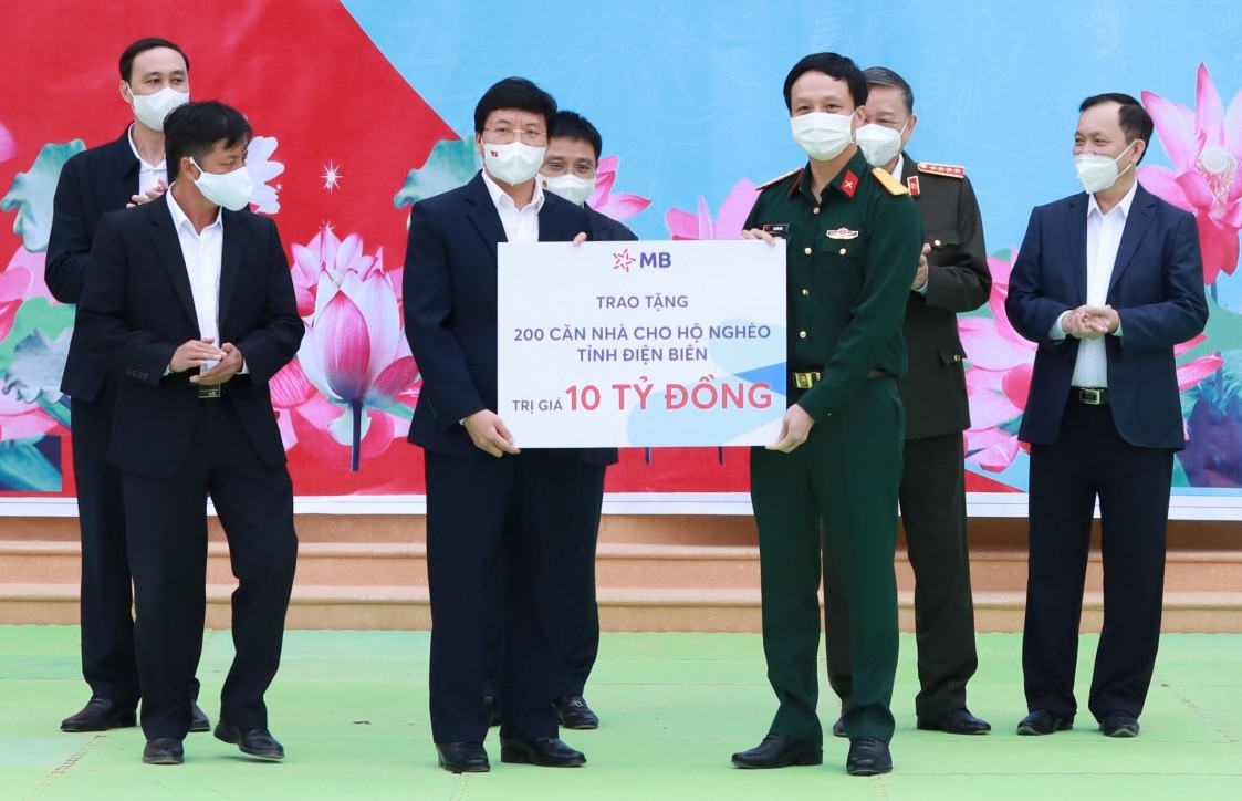 MB hỗ trợ kinh phí xây dựng 200 căn nhà cho người nghèo tại Điện Biên