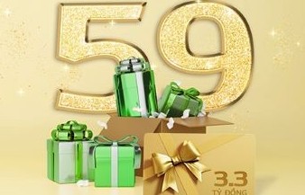 Vietcombank: Ưu đãi hấp dẫn dành cho khách hàng nhân dịp sinh nhật thứ 59