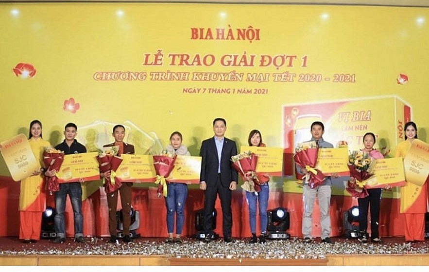 Bia Hà Nội triển khai chương trình khuyến mại Tết 2022 “Bật nắp ngay trúng triệu lộc vàng”
