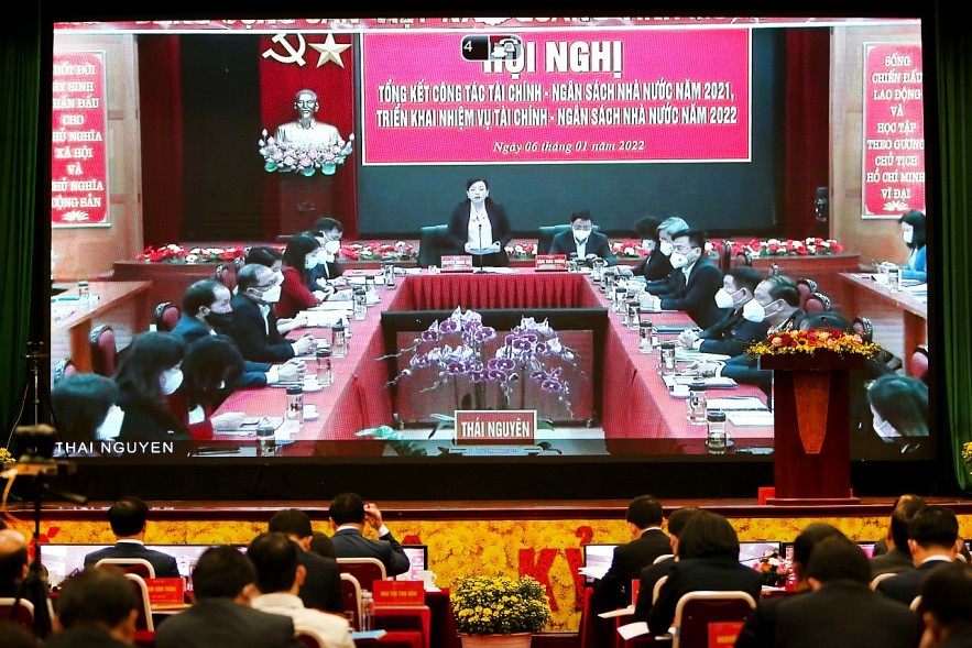 Chùm ảnh Hội nghị Tổng kết công tác tài chính   ngân sách nhà nước 2021