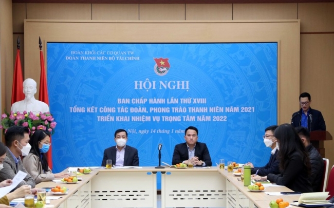 Tổng kết công tác đoàn và phong trào thanh niên Bộ Tài chính năm 2021