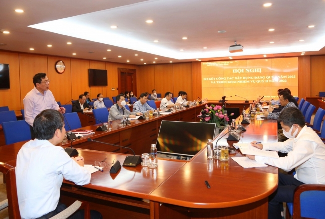 Sơ kết công tác xây dựng Đảng của Đảng bộ Bộ Tài chính quý I/ 2022