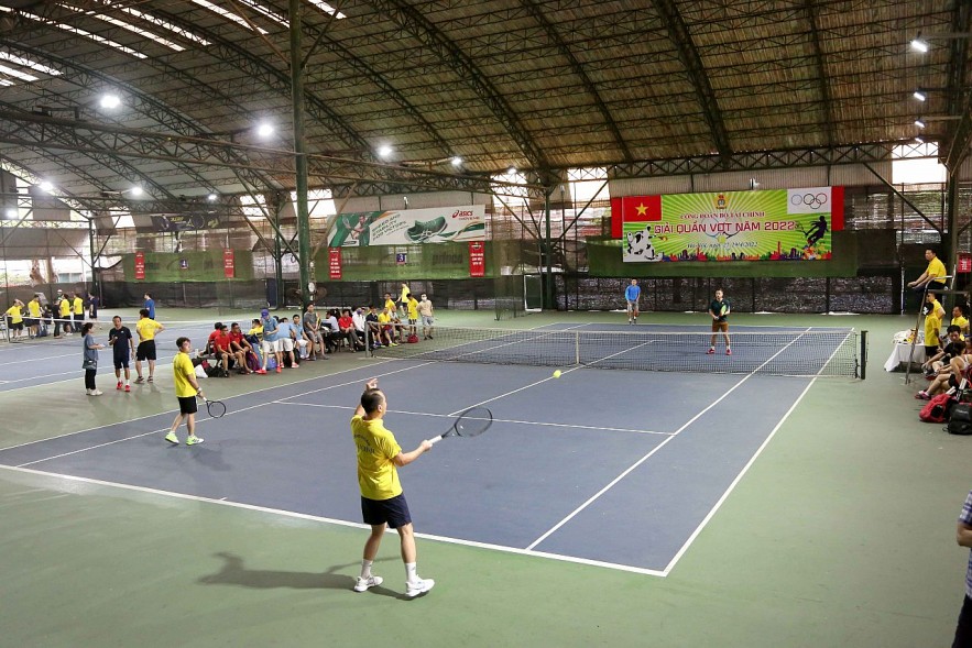 Chùm ảnh khai mạc giải quần vợt Công đoàn Bộ Tài chính năm 2022 Chùm ảnh khai mạc giải quần vợt Công đoàn Bộ Tài chính năm 2022
