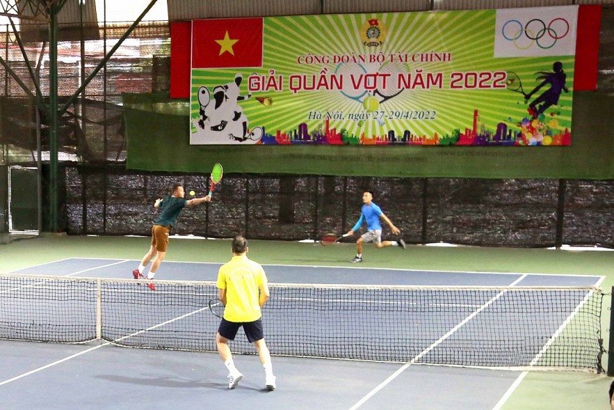 Chùm ảnh khai mạc giải quần vợt Công đoàn Bộ Tài chính năm 2022 Chùm ảnh khai mạc giải quần vợt Công đoàn Bộ Tài chính năm 2022
