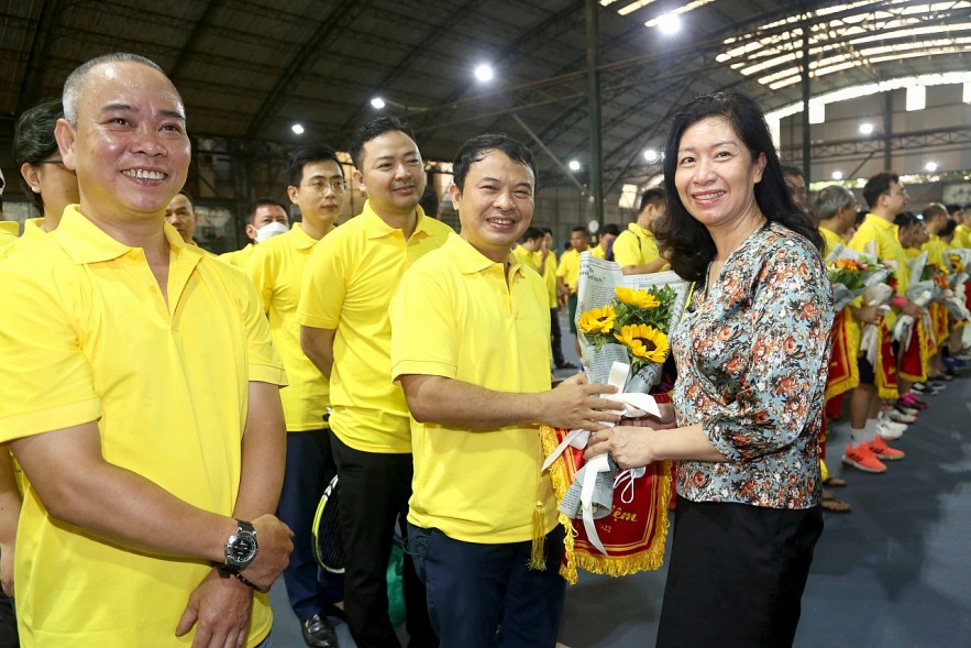 Chùm ảnh khai mạc giải quần vợt Công đoàn Bộ Tài chính năm 2022 Chùm ảnh khai mạc giải quần vợt Công đoàn Bộ Tài chính năm 2022