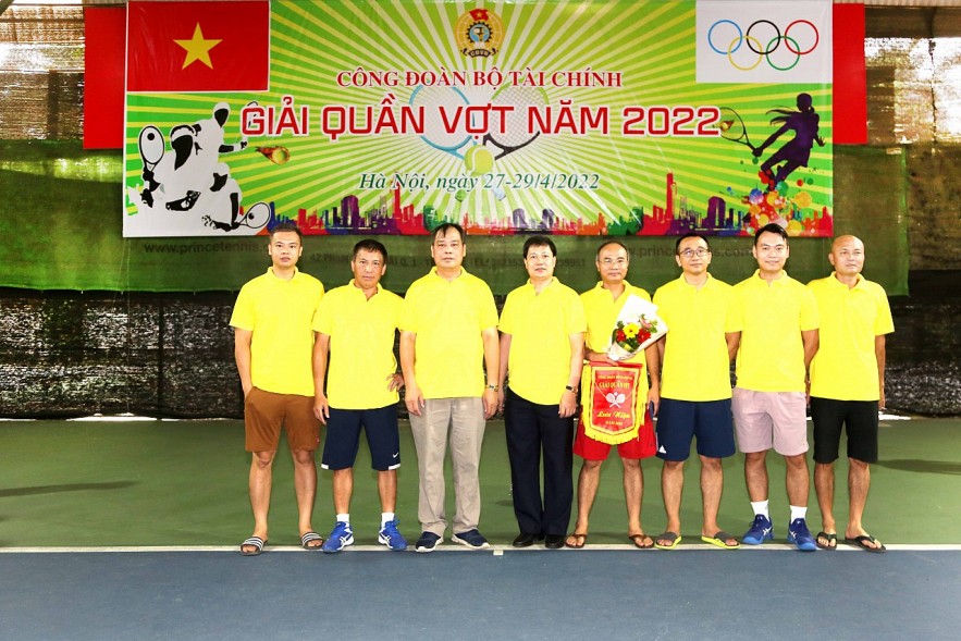 Chùm ảnh khai mạc giải quần vợt Công đoàn Bộ Tài chính năm 2022