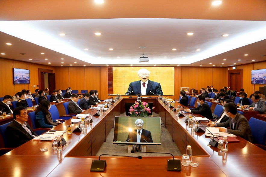 Tổng Bí thư Nguyễn Phú Trọng chủ trì hội nghị cán bộ toàn quốc về xây dựng, chỉnh đốn Đảng