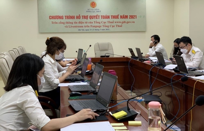 Tổng cục Thuế hỗ trợ trực tuyến quyết toán thuế năm 2021