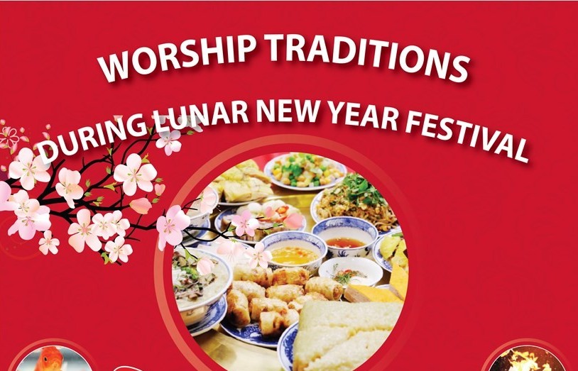 Worship traditions during Lunar New Year Festival