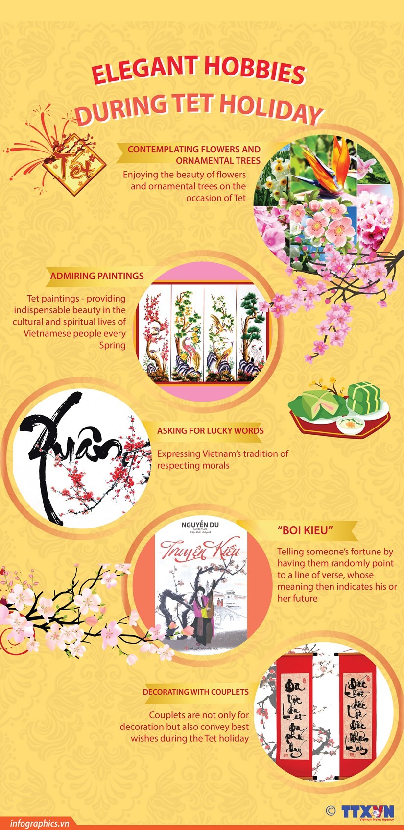 Elegant hobbies during Tet holiday