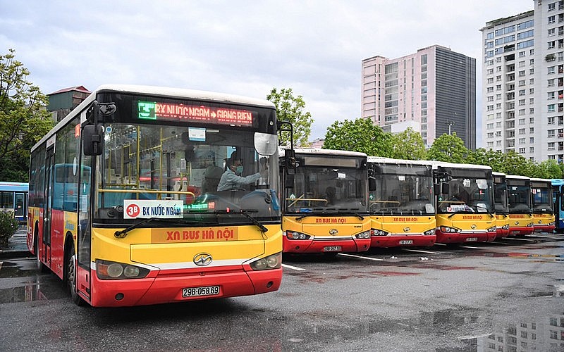 Từ ngày 8/2: 118/121 tuyến buýt trợ giá của Hà Nội sẽ hoạt động 100% công suất
