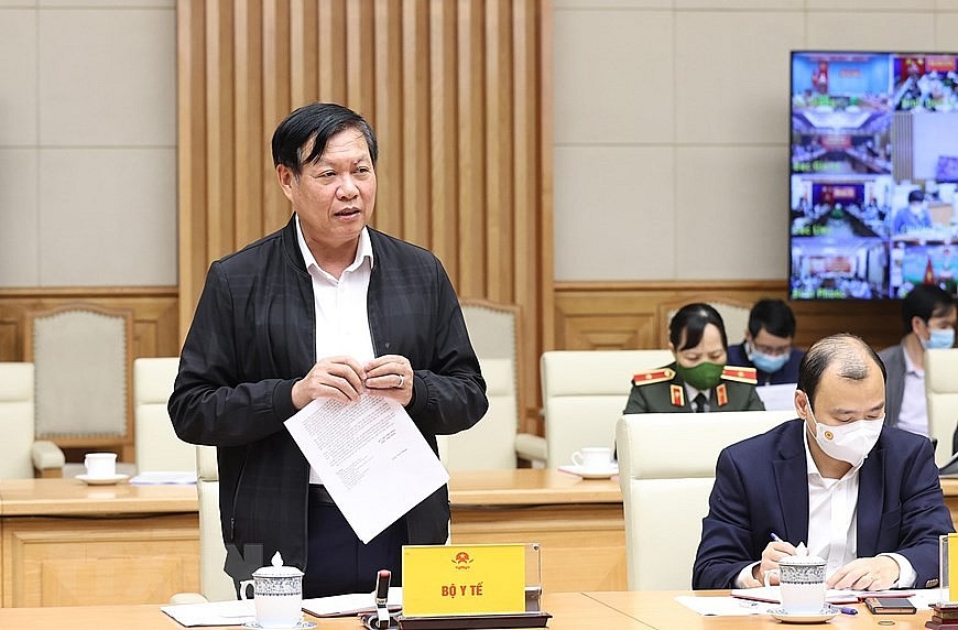 Hình ảnh Thủ tướng Phạm Minh Chính chủ trì phiên họp Ban Chỉ đạo quốc gia phòng, chống dịch