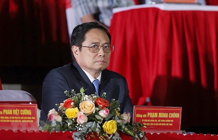 Hình ảnh Thủ tướng Phạm Minh Chính dự lễ khai mạc Năm du lịch quốc gia 2022