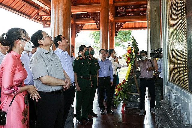 Hình ảnh Thủ tướng Phạm Minh Chính thăm và làm việc tại Quảng Nam