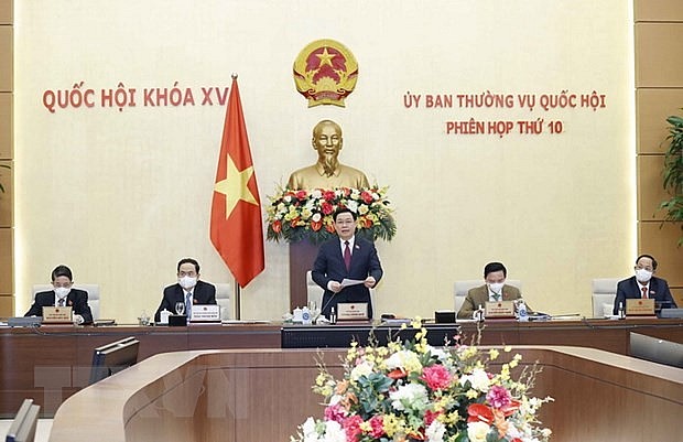 Hình ảnh khai mạc Phiên họp thứ 10 của Uỷ ban Thường vụ Quốc hội