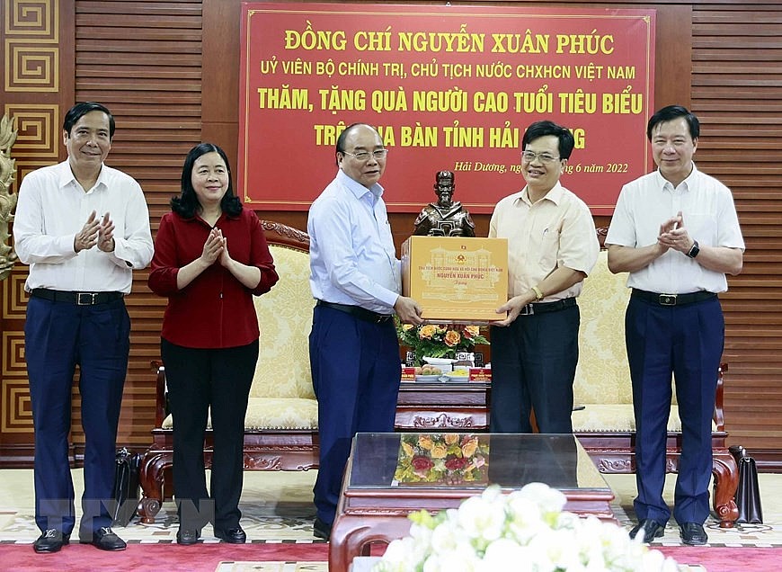 Hoạt động của Chủ tịch nước Nguyễn Xuân Phúc tại Hải Dương