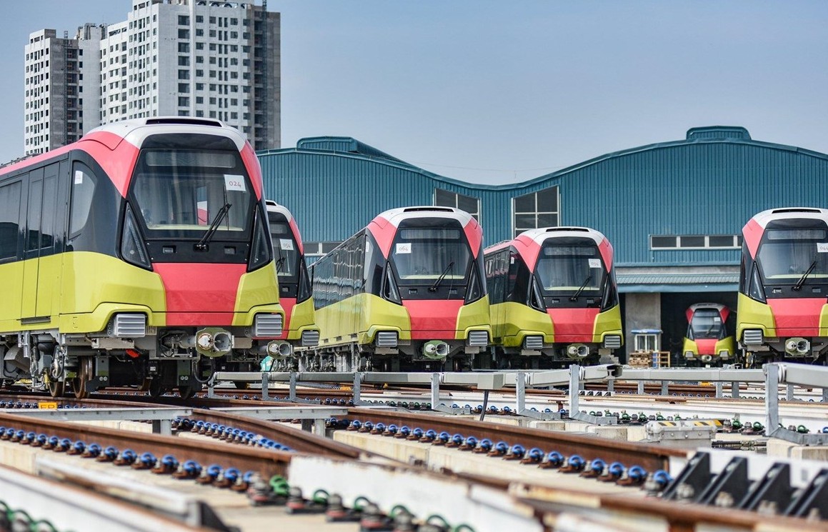 Đường sắt Nhổn-ga Hà Nội sẽ chạy thử 10 đoàn tàu vào tháng 12