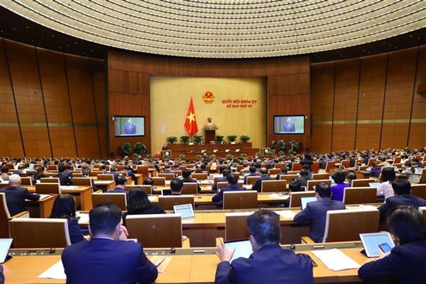 Socio-economic development situation continued to be tabled at NA sitting hinh anh 2
