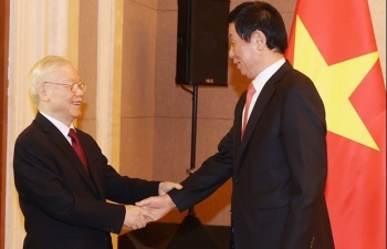 Party chief affirms support for Vietnam-China legislative ties