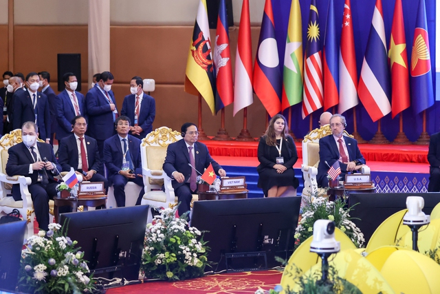 Thủ tướng dự Đối thoại Toàn cầu ASEAN: Bảo đảm các cân bằng chiến lược - Ảnh 1.