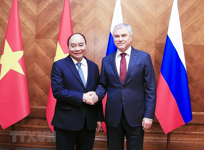 Hoạt động của Chủ tịch nước Nguyễn Xuân Phúc tại Liên bang Nga