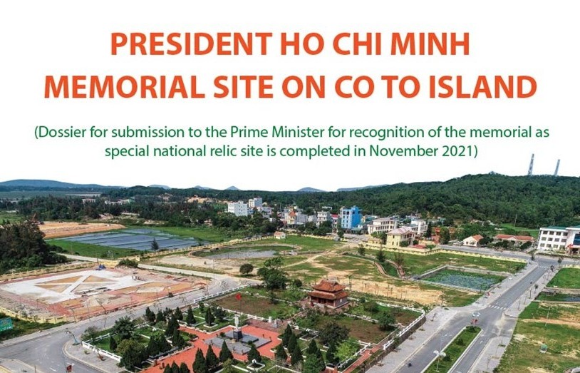 Memorial to President Ho Chi Minh on Co To island