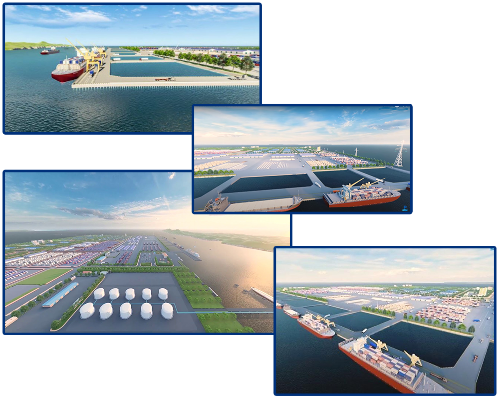Phối cảnh dự án Bến cảng tổng hợp Vạn Ninh