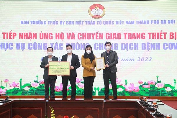 Hà Nội tiếp nhận hơn 20 tỷ đồng ủng hộ công tác phòng, chống dịch