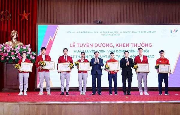 Hà Nội tuyên dương, khen thưởng vận động viên, huấn luyện viên đạt thành tích tại SEA Games 31