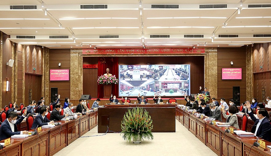 Khai mạc Hội nghị lần thứ 6 BCH Đảng bộ TP.Hà Nội: Xem xét nhiều định hướng quan trọng cho năm 2022