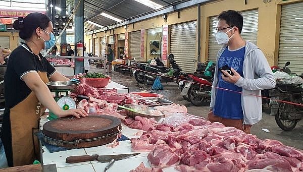 Giá thịt lợn tăng 5.000 đồng -10.000 đồng/kg