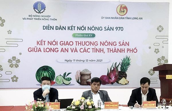 Long An kết nối giao thương nông sản với các tỉnh, thành phố