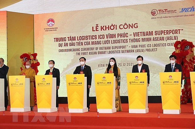 Construction of 3.8 trillion VND logistics centre kicks off in Vinh Phuc